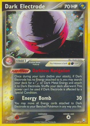 Électrode sombre (4/109) (estampillée) [EX : Team Rocket Returns] 