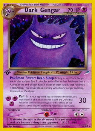 Dark Gengar  - 1st Edition Holofoil - Holo Rare