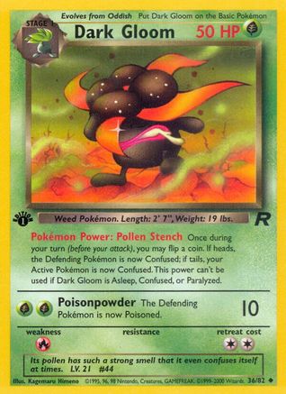 Dark Gloom (36/82) [Team Rocket 1ère édition] 