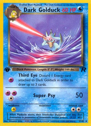 Dark Golduck (37/82) [Team Rocket 1ère édition] 