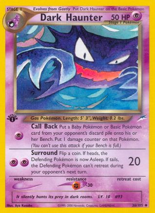Dark Haunter (36/105) [Neo Destiny 1ère édition] 