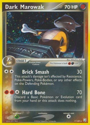 Dark Marowak  - Reverse Holofoil - Holo Rare
