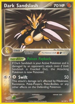 Dark Sandslash  - Rare