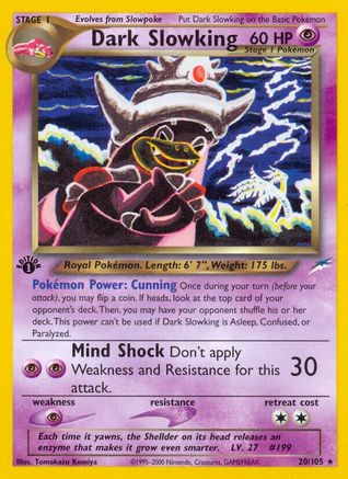 Dark Slowking (20/105) [Neo Destiny 1ère édition] 