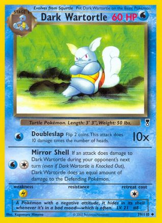 Dark Wartortle 039/105  - Uncommon
