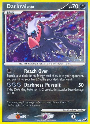 Darkrai (3)  - Holofoil - Holo Rare