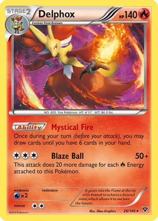Delphox/146  - Holofoil - Holo Rare