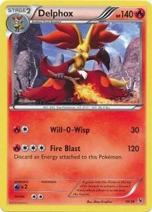 Delphox (10/39) [XY : Kit de démarrage Kalos] 