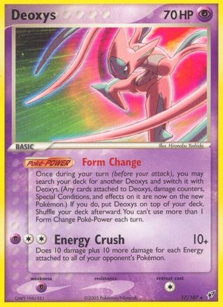 Deoxys (Attack Forme)  - Reverse Holofoil - Rare