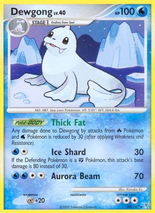 Dewgong  - Rare