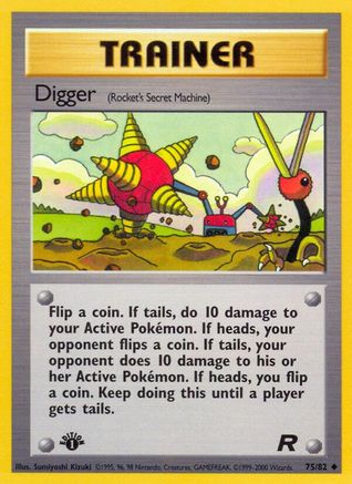 Digger (75/82) [Team Rocket 1ère édition] 