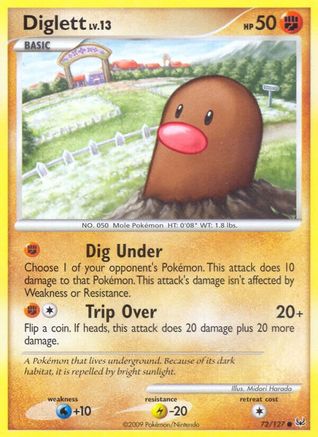 Diglett 072  - Common