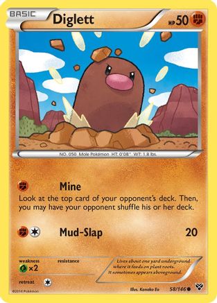 Diglett 058  - Common