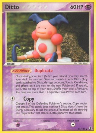 Ditto - 038/113 (Mr. Mime)/113  - Reverse Holofoil - Uncommon