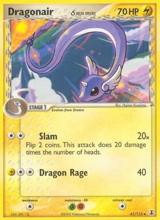 Dragonair (Delta Species) 041/113  - Uncommon