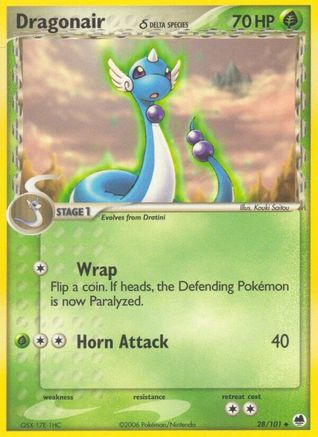 Dragonair (Delta Species)/101  - Reverse Holofoil - Uncommon