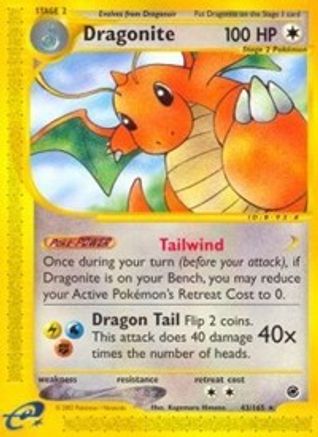 Dragonite (43/165) [Expédition : Ensemble de base] 