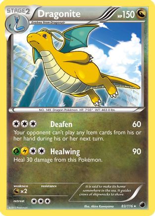 Dragonite 083  - Holofoil - Holo Rare