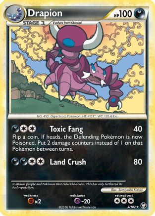Drapion 004  - Holofoil - Holo Rare