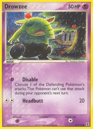 Drowzee 067  - Reverse Holofoil - Common