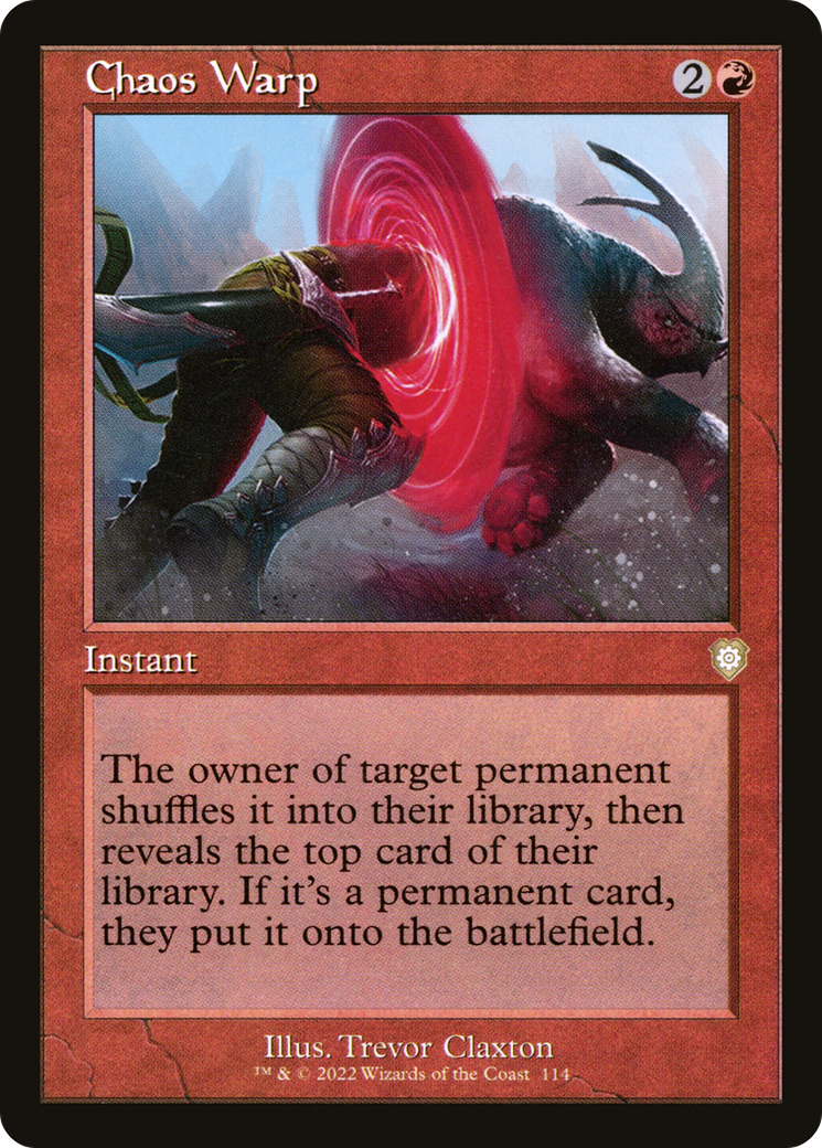 Chaos Warp (Rétro) [Commandant de guerre des frères] 