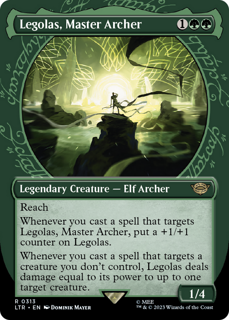 Legolas, Maître Archer (Showcase Ring Frame) [Le Seigneur des Anneaux : Contes de la Terre du Milieu] 
