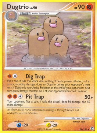 Dugtrio  - Rare