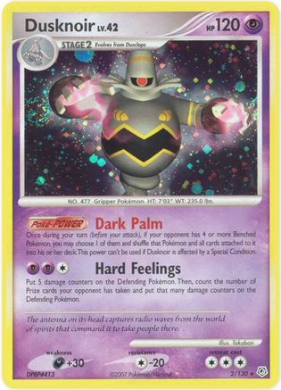 Dusknoir/130  - Holofoil - Holo Rare