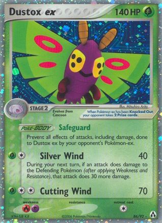 Dustox ex (86/92) [EX : Créateur de légendes] 