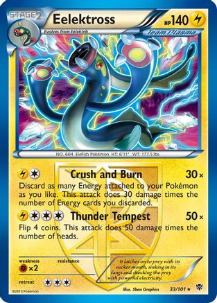 Eelektross (Team Plasma) 033  - Holofoil - Holo Rare