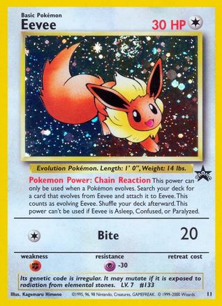 Eevee 011  - Holofoil - Promo