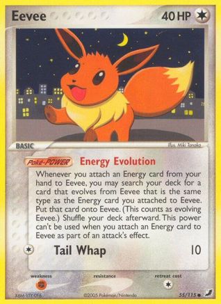 Eevee 055  - Reverse Holofoil - Common
