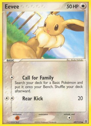 Eevee 069/113  - Reverse Holofoil - Common