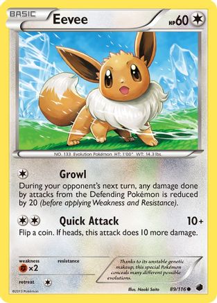 Eevee (89) (89) 089  - Common