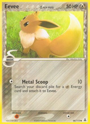 Eevee 068/113  - Reverse Holofoil - Common
