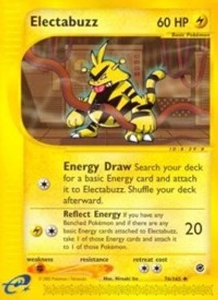 Electabuzz (76/165) [Expédition : Ensemble de base] 