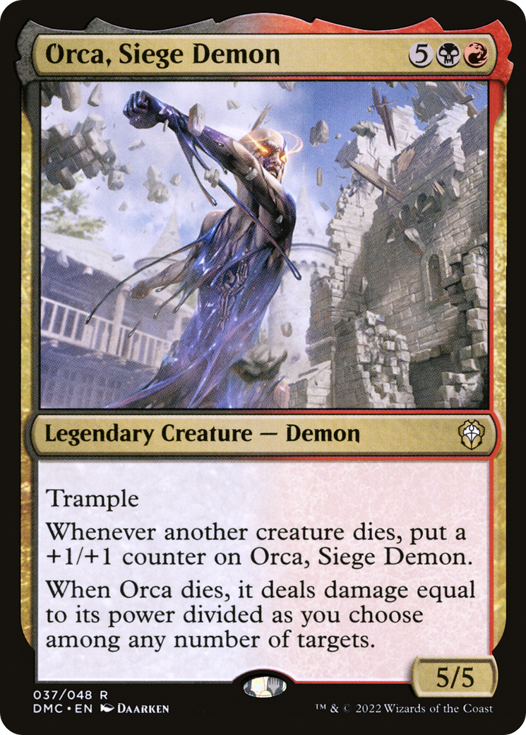 Orca, démon de siège [Dominaria United Commander] 