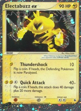 Electabuzz ex/109  - Holofoil - Ultra Rare