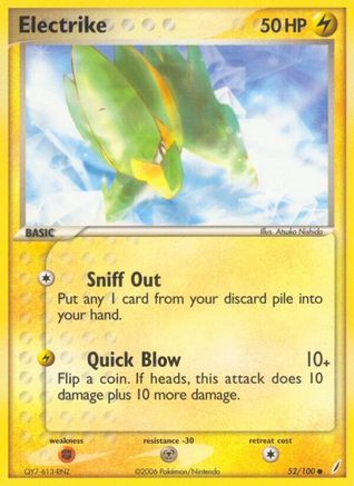 Electrike 052/100  - Reverse Holofoil - Common