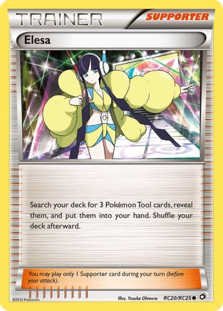 Elesa RC20  - Holofoil - Common