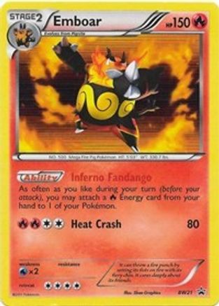 Emboar - BW21  - Holofoil - Promo
