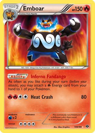 Emboar  - Holofoil - Secret Rare