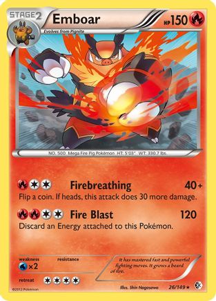 Emboar  - Holofoil - Holo Rare