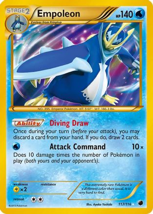 Empoleon (117 Secret Rare)  - Holofoil - Secret Rare