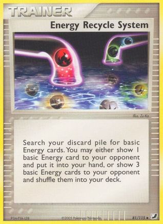 Energy Recycle System  - Reverse Holofoil - Uncommon