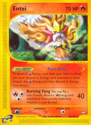 Entei  - Rare