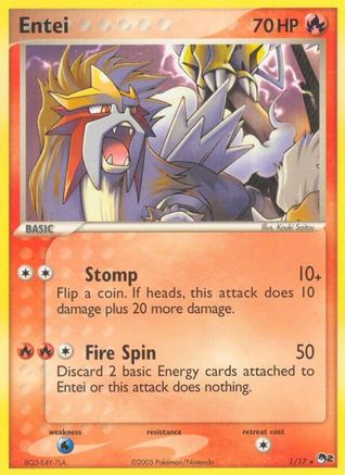 Entei  - Rare
