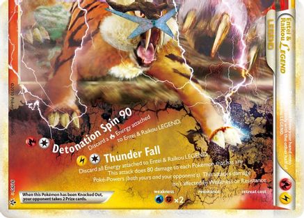 Entei & Raikou Legend (bottom)  - Holofoil - Ultra Rare