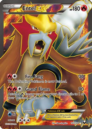 Entei EX (103 Full Art)  - Holofoil - Ultra Rare