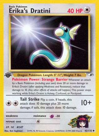 Erika's Dratini 042  - 1st Edition - Uncommon